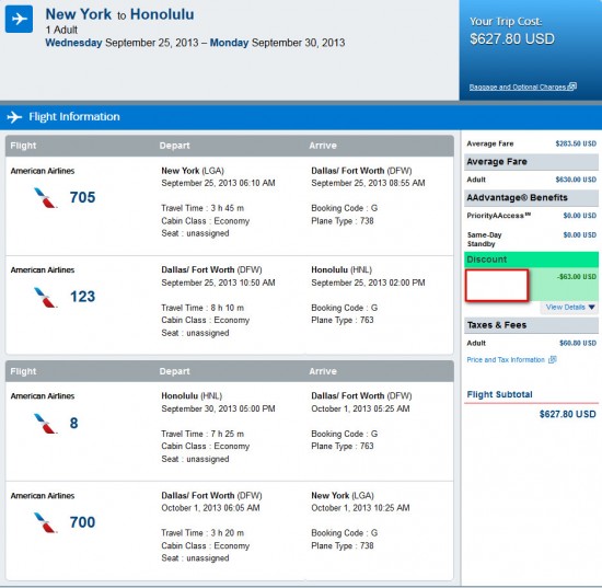 Airfare Deal – American: New York – Honolulu, Hawaii. $628. Roundtrip ...