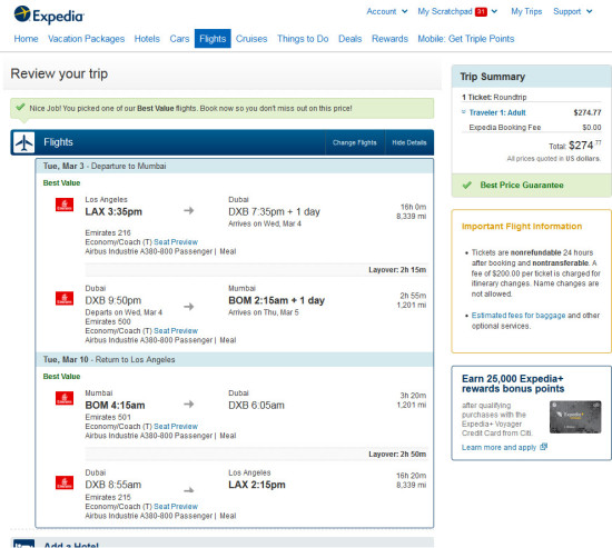 [FARE GONE] Emirates – Cheap: United States – Middle East / India ...