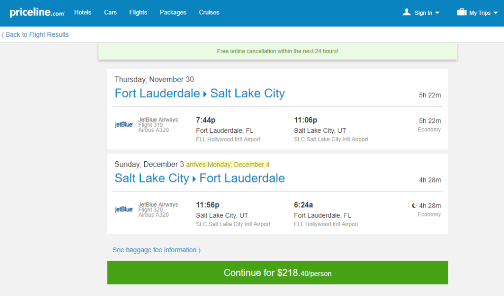 jetBlue – $218: Fort Lauderdale – Salt Lake City, Utah (and vice versa