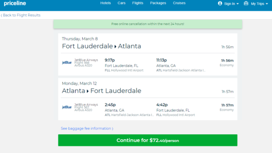 The Shorthaul jetBlue 72 Fort Lauderdale Atlanta