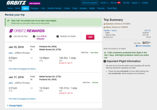 jetBlue – $473: Portland – Cartagena, Colombia. Roundtrip, including ...