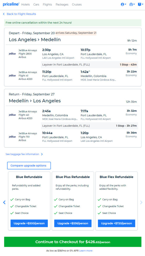 jetBlue – $427: Los Angeles – Medellin, Colombia. Roundtrip, including ...