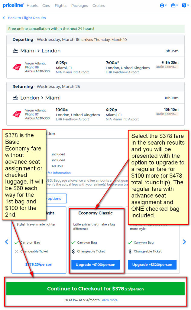 virgin atlantic bag fees