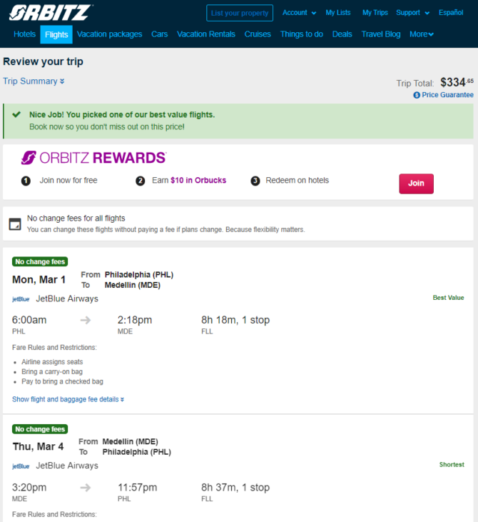 jetBlue: Philadelphia – Medellin, Colombia. $335. Roundtrip, including ...