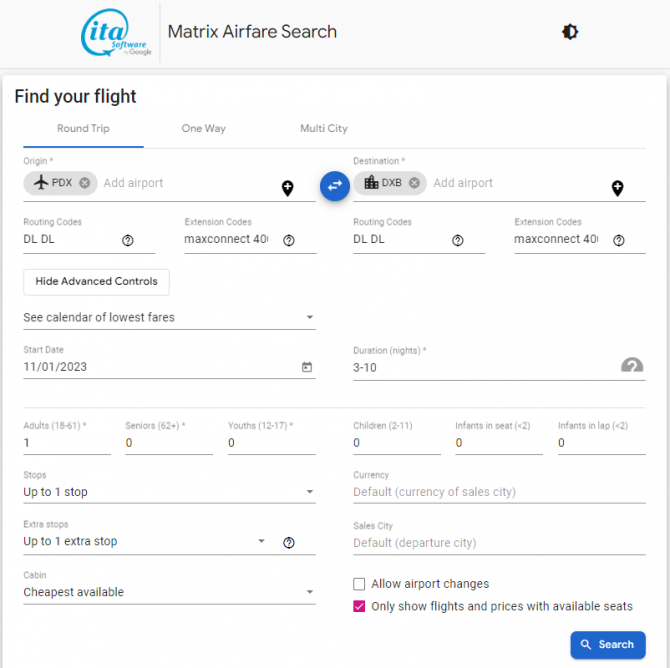 Delta / KLM Royal Dutch: Portland – Dubai, United Arab Emirates. $874 ...