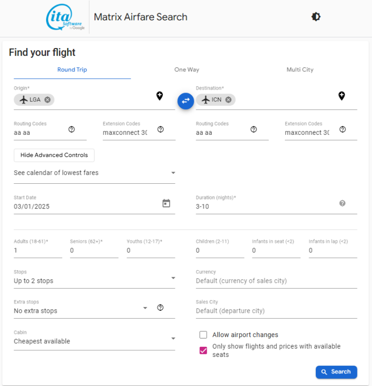 American: New York – Seoul, South Korea. $877 (Basic Economy) / $1,037 ...