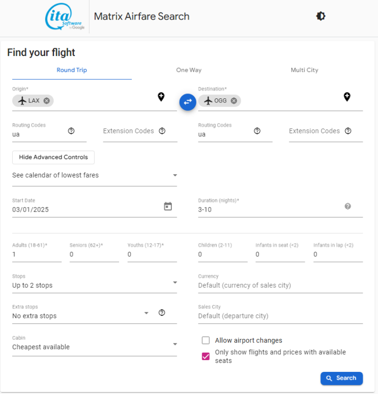 United: Los Angeles – Maui, Hawaii (and Vice Versa). $197 (basic 